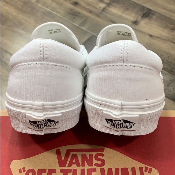 VANS CLASSIC SLIP ON TRUE WHITE men’s - Picture 5 of 16